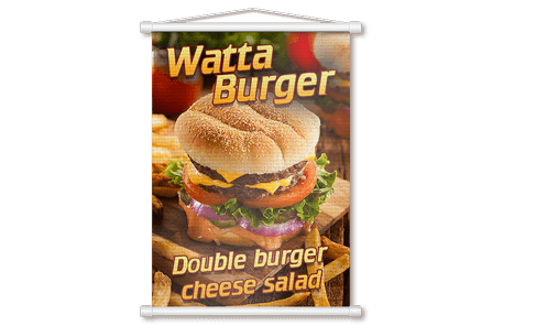 Banner 280g 70x120cm - 4x0 - 1 unid