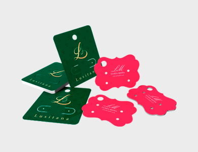 Cartela de Bijuteria Formatos Especiais Kraft 240g Sem Verniz 4x5cm - 1x0 - 1000 unid