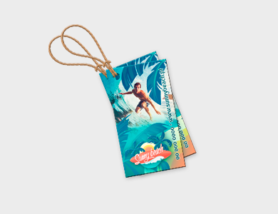 Tag Reciclato 240g Sem Verniz 4,25x4,8cm - 4x1 - 200 unid