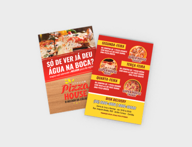 Folder Supremo 300g Verniz Total Frente 10x15cm - 4x4 - 50 unid