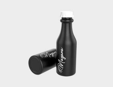 Garrafa Retrô 500ml  - 1 Cor de Impressão - 1x1 - 10 unid