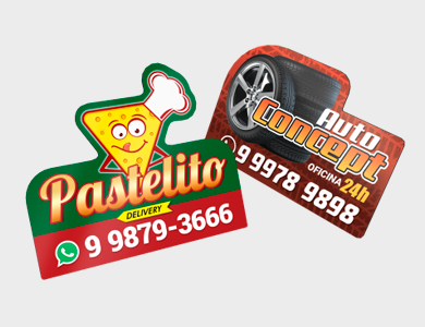 Ímã de Geladeira com Faca Personalizada e Embalado Individualmente Supremo 4x5cm - 4x0 - 5000 unid