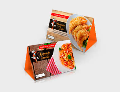 Prisma de Mesa Horizontal Supremo 300g Verniz Total Frente 15x10cm - 4x4 - 100 unid